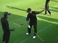 Stack and Tilt: Mike Weir with Gary Player
