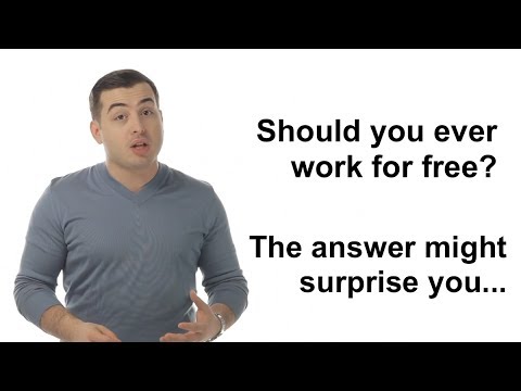 Watch 'Should you ever work for free? The answer might surprise you...'