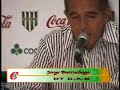 Jorge Burruchaga en conferencia de prensa 29/10/08