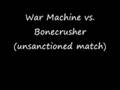 WSX Armageddon Match Card