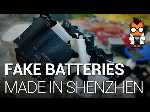 Counterfeit Batteries from China - Behind the Scenes