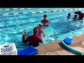 Click here to watch this video Megan Agi Biro has an outdoor swim lesson