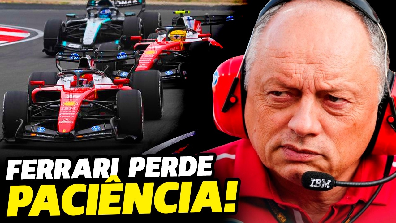 FERRARI PERDE PACIÊNCIA E VETA MUDANÇAS NA LARGADA DA F1 APÓS POLÊMICAS | FÓRMULA 1 | GP EM CASA