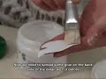 Decoupage con pasta volume-as relief with volume paste