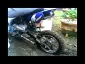 burnout on pit bike