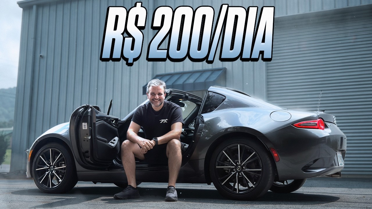 No Brasil isso não aluga nem um Mobi: dirigi um Miata por R$ 200 o dia nos EUA