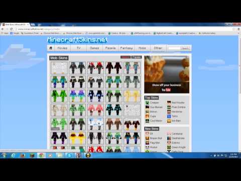 how to get a minecraft skin