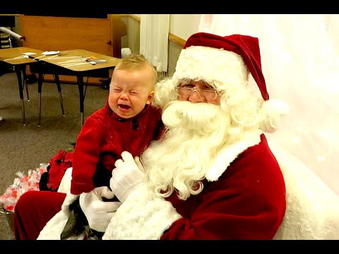 SANTA SCARES CHILDREN