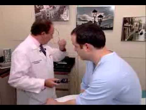 how to perform eye exam