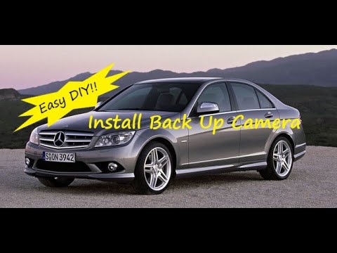 Mercedes W204 C Class How to Install Back Up Reverse Camera COMAND Command APS Navigation