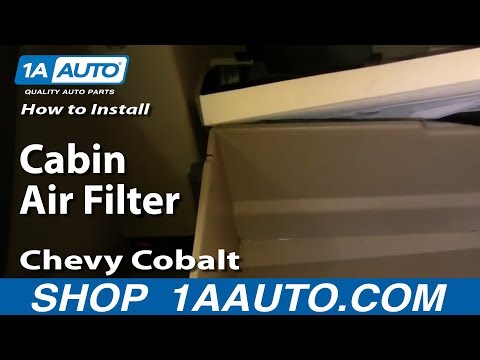 How To Install Replace Cabin Air Filter Chevy Cobalt 05-10 1AAuto.com