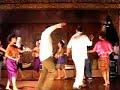 Thai dancing with tourists