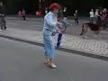 Granny and Techno Music
