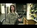 Armorer at Beale AFB goes over weapons procedures - M4 Carbine