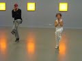 larz en marley oefenen na de les nog 1 keer de choreografie van jlo - do it well