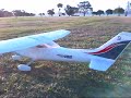 Cessna 182 by durafly, Sunset Flight.wmv