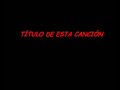 ¿Cuál es el título de esta canción? ¿Cuál es el título de esta canción?