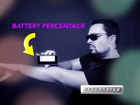 how to get battery percentage on iphone 5c