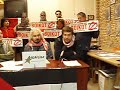 Palestina askatu! Israeli Boikot! prentsaurrekoa
