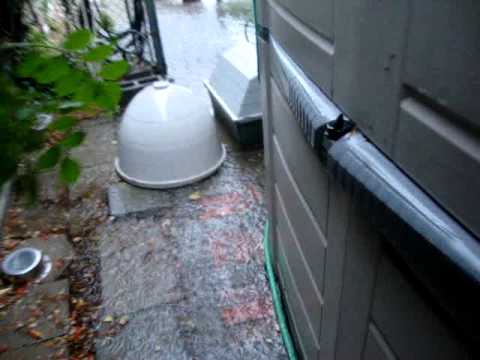 how to drain overflowing pool