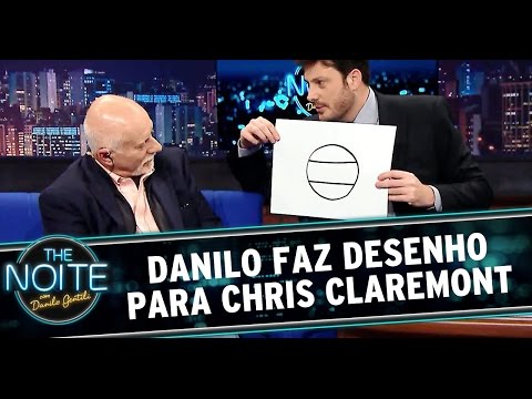 The Noite (28/07/14) - Gentili faz desenho para Chris Claremont, roteirista de X-Men