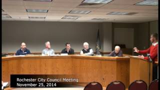 Public Meeting- Rochester City Council