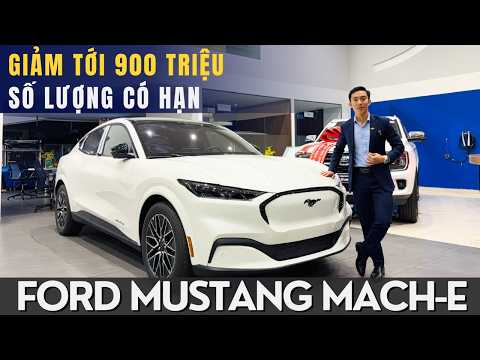 FORD MUSTANG MACH-E: GIẢM TỚI 900 TRIỆU + MIỄN PHÍ SẠC TỚI 5 NĂM SỐ LƯỢNG CÓ HẠN