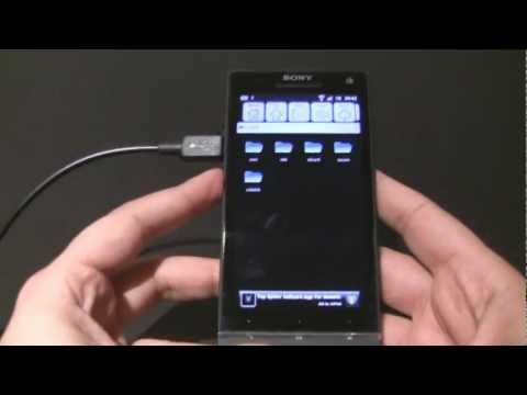 how to use usb storage in xperia u