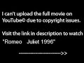 Romeo Juliet 1996, PART 1 /9,full film/movie online part1