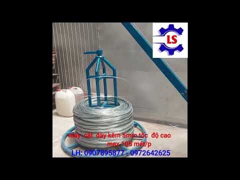 máy cắt  dây kẽm  5mm tốc  độ cao - máy  nắn  thẳng  dây thep - máy  duỗi  sắt  
