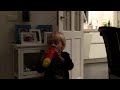 Luke bij Mick op verjaardag 27-11-2009