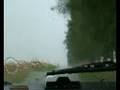 bus hit by a tornado