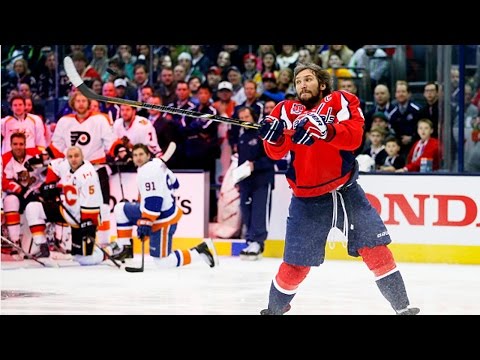 Video: Ovechkin swings away in Breakaway Challenge