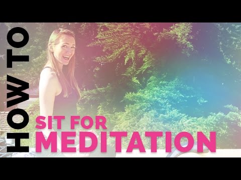 how to meditate comfortably