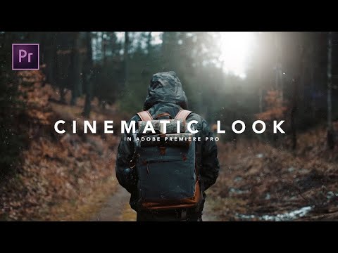How to get the CINEMATIC LOOK in Premiere Pro