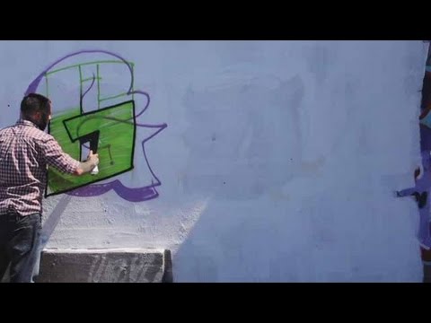 how to draw the letter g graffiti style