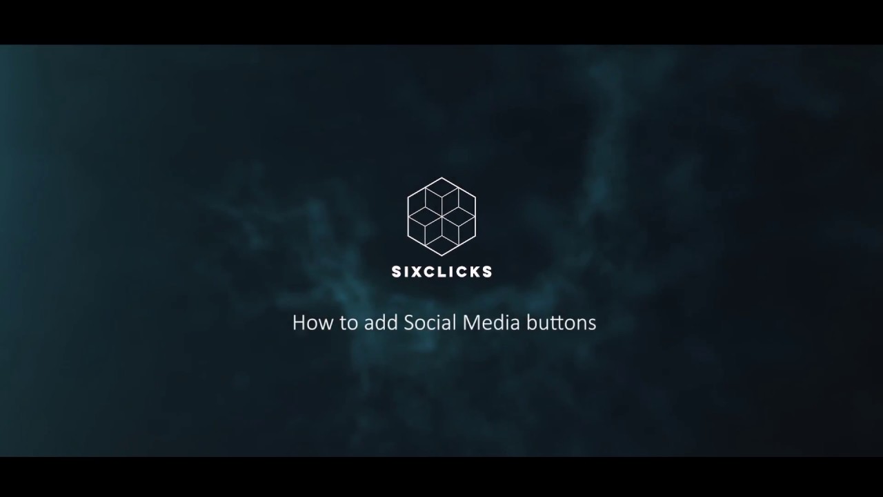 How to Add social media button