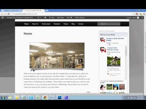 how to widget wordpress