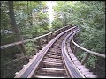 boulder dash wooden roller coaster pov lake compounce