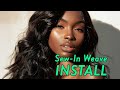 perfectlocks.com Weave Human Hair Extension Install Demo