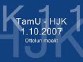 Tampere United - HJK 1.10.2007