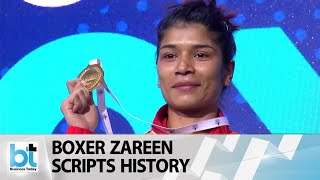 Nikhat clinches Gold in 52 kg category at the Worl
