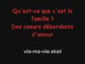 LA FAMILLE LA FAMILLE