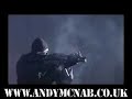 Andy McNab firing an MP5