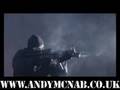 Andy McNab firing an MP5