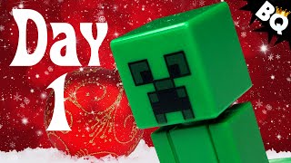 Custom LEGO Minecraft Advent Calendar Day 1 Unboxing