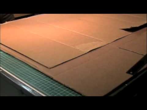 How to make a shoe organizer with cardboard