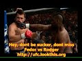 Strikeforce Fedor vs Rogers Video