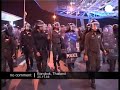 Hundreds of anti-government protestors at the Thai airport