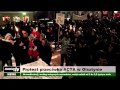 Manifestacja przeciwko ACTA w Olsztynie